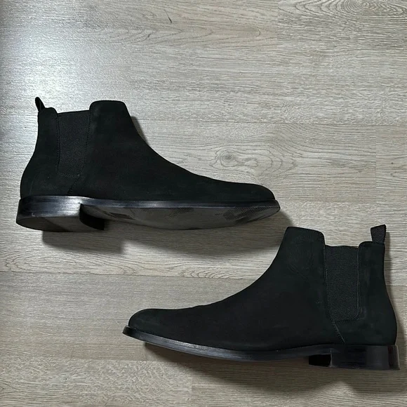 Aldo black Suede Chelsea Boots Aldo Biondi Suede Chelsea Boots, $69 | Asos | Lookastic main image 2